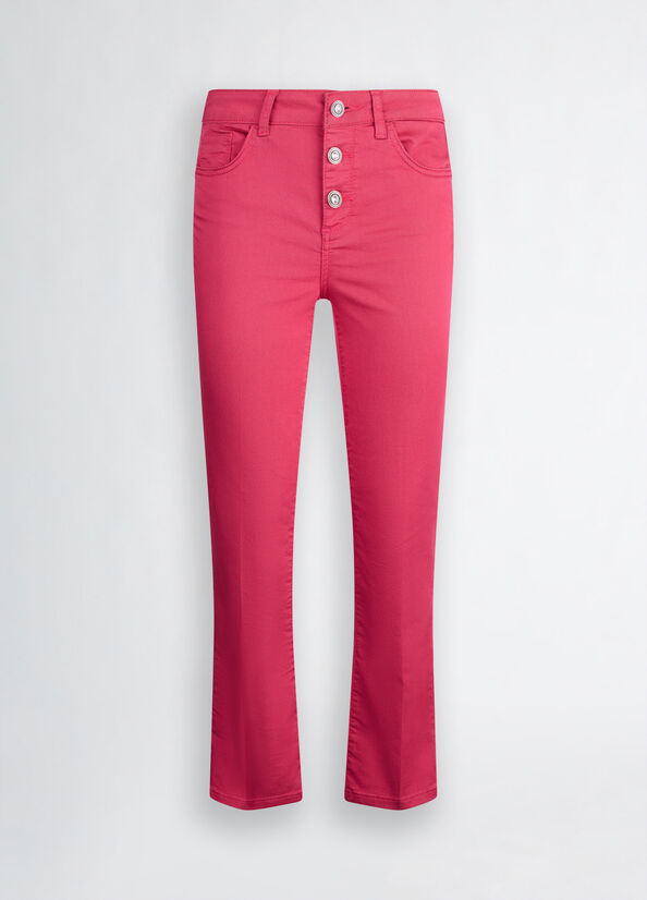 デニム・ジーパン LIU JO Women Denim Pants WA5416T7144 81950 Red LIU JO: women's pants - Red | Liu Jo pants WA5416T7144